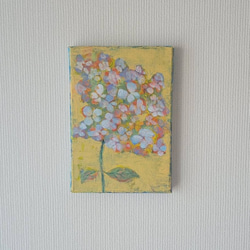 原画 絵画 『希望』【豆絵】油絵 キャンバスサイズF0 気軽に アート