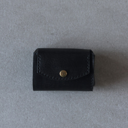 黒（ブラック） 三つ折り財布 のおすすめ人気通販｜Creema(クリーマ