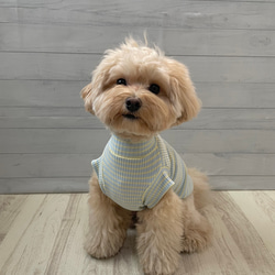 犬服 ハート柄リブニット ロンパース DS ハンドメイド 犬 ハート柄ロンパース【FABOGNI(ファボンニ)】Rompers (heart