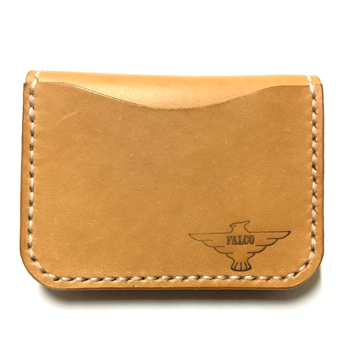 ハンドメイド　牛ヌメ革（栃木レザー）　トラッカーウォレット 数量限定☆レザークラフト 総手縫い 本革(タンニン鞣し・国産牛革(栃木