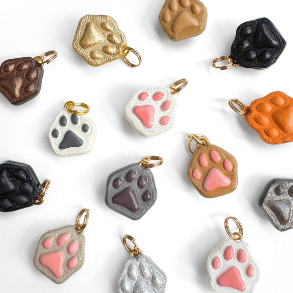 デニムリメイク チャーム 肉球 猫 犬 LOVE キーホルダー  飾り キーホルダー 肉球 チャーム かわいい バッグ キー キーリング