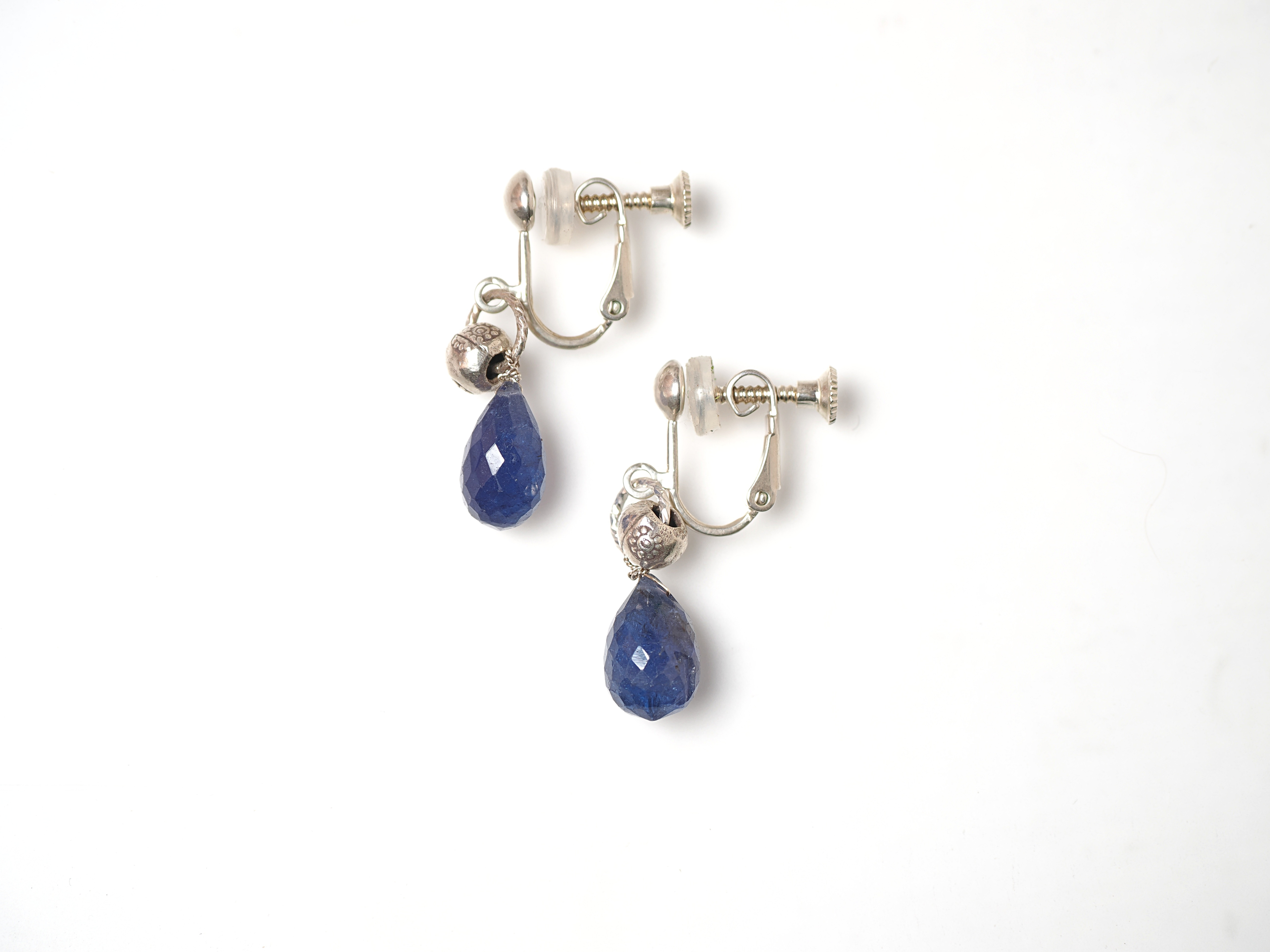 Tanzanite drop earrings