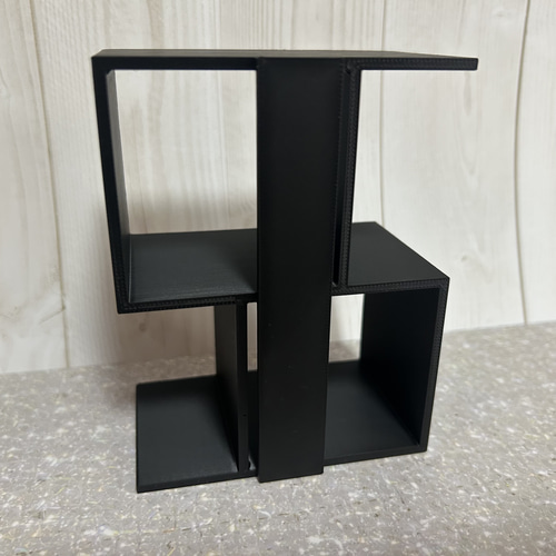 1点のみ【豆ガシャ本】ミニチュア本棚（柱付きステップタイプ） その他