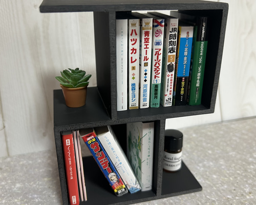 一点物 豆本 コレクション 本棚付き 一点物 豆本 コレクション 本棚付き