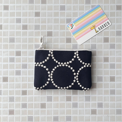 mina perhonen tambourine ミニ ポーチ ミナペルホネン の刺繍