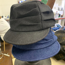 おしゃれなワークキャップ（８オンスデニム　ブルー） 14枚目の画像