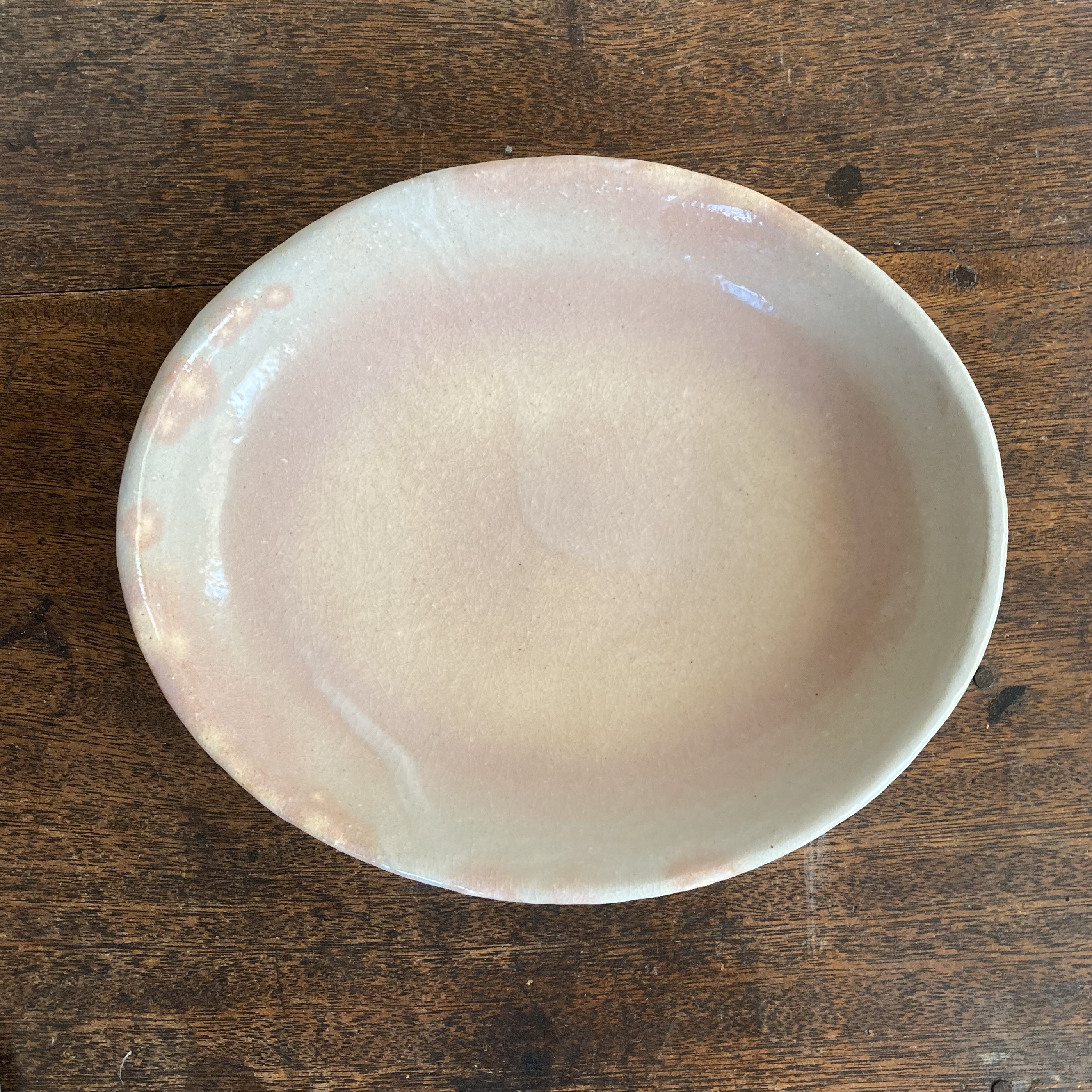 萩焼 楕円鉢 盛り鉢 菓子鉢