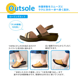 バイカラー 編み込みクロスベルトサンダル リゲッタカヌー RegettaCanoe CJFW-3501a/3516 12枚目の画像