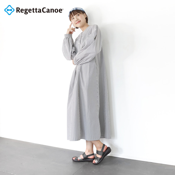 バイカラー 編み込みクロスベルトサンダル リゲッタカヌー RegettaCanoe CJFW-3501a/3516 7枚目の画像