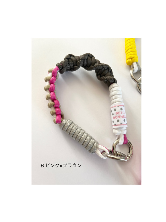 パラコードgenkistrap4 2WAY/スマホストラップ/スマホショルダー/ハンディファン/送料無料受注生産 6枚目の画像