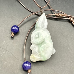 2025.5.14玉兎の松ぼっくり隠し 糸魚川最上質翡翠 ネックレス