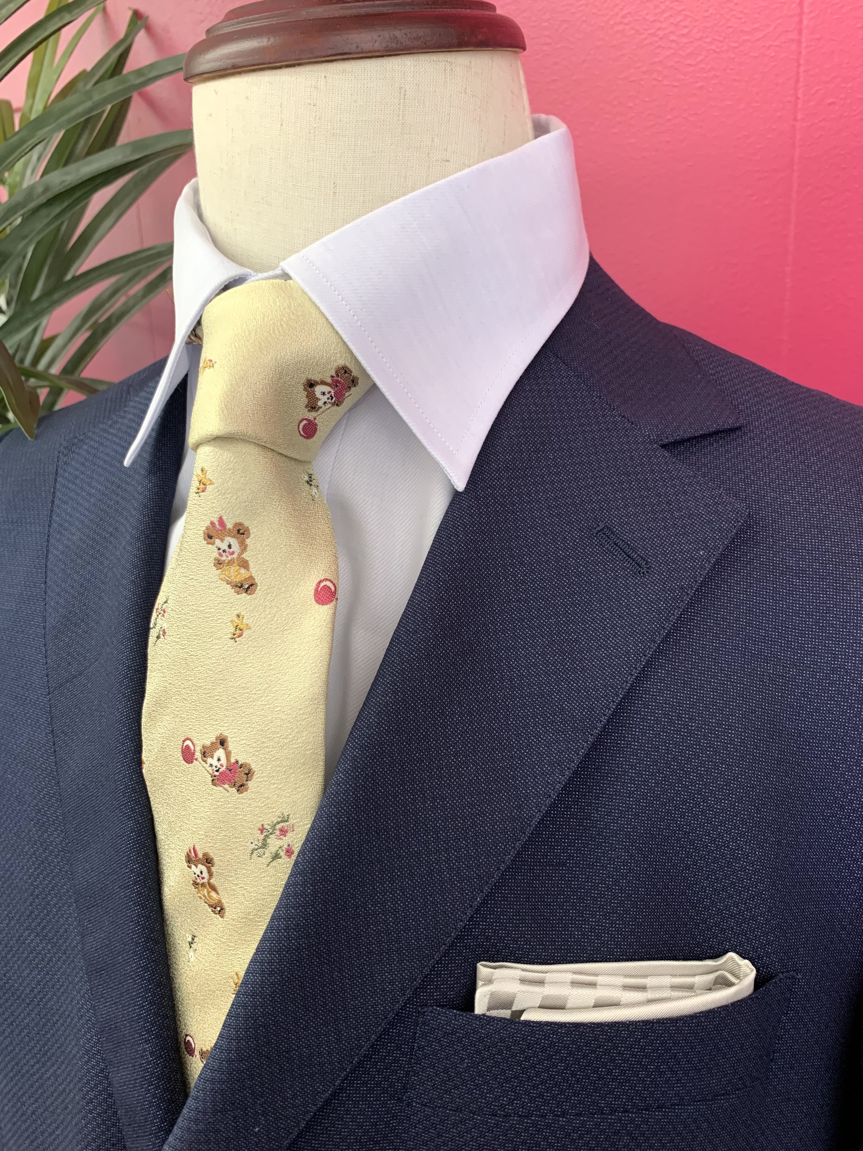 こぐまと風船　シルクネクタイ　パーティ　送料無料