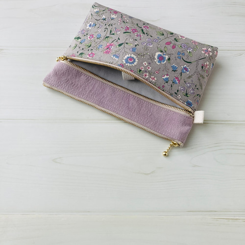 感謝価格　nina レア生地　コーデュロイ　10cmファスナーポーチ　人気 感謝価格 nina レア生地 コーデュロイ 10cmファスナーポーチ 人気