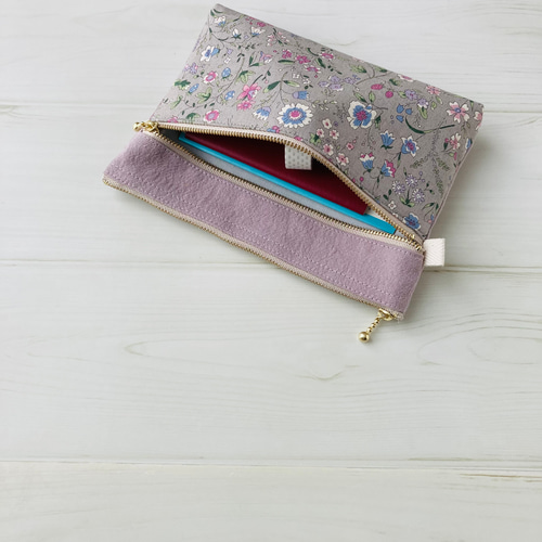 ダブルファスナーポーチ ♡ 花柄 ポーチ oharico*nina 通販 19316728