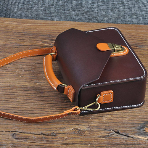 【USED】 本革 3Way ショルダーハンドバッグ レザー 茶 yvpubthum12505196-