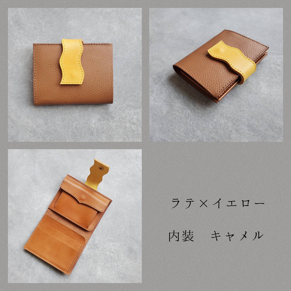 ◆個性派ベルトで差をつけるお札が折れない薄型ウォレット◆　レディース　コンパクト財布　ミニ財布　ミニウォレット　薄型財布 8枚目の画像