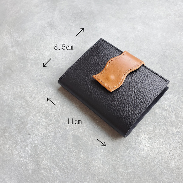 ◆個性派ベルトで差をつけるお札が折れない薄型ウォレット◆　レディース　コンパクト財布　ミニ財布　ミニウォレット　薄型財布 10枚目の画像