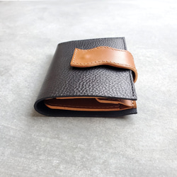 ◆個性派ベルトで差をつけるお札が折れない薄型ウォレット◆　レディース　コンパクト財布　ミニ財布　ミニウォレット　薄型財布 4枚目の画像