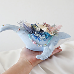 受注 Dreaming Whale ★ blue  クマノミのお家 anemonefish's home 3枚目の画像