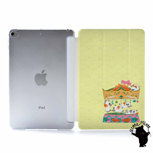 iPad mini 可愛貓咪旋轉木馬保護套 第1張的照片