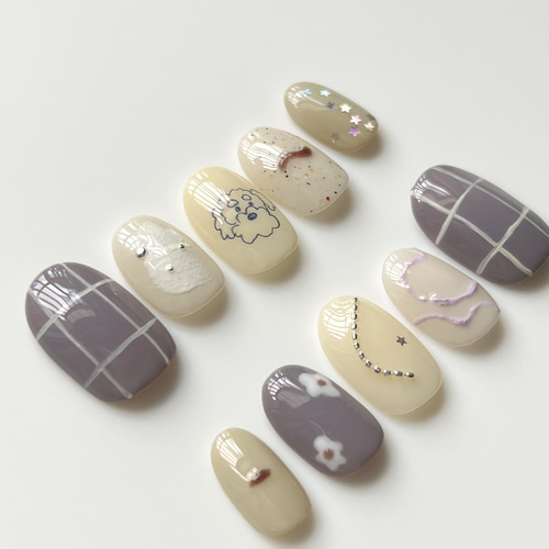 ネイルフルオーダー 【Snail様】 春/夏/秋/オールシーズン/ハンド - ネイルサロン縁・佐藤ひなたの