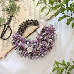 フラワー・リース kuma ビタミンカラーリース ～プリザーブドフラワーリース～玄関