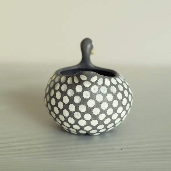 渡り鳥　/ ドット（小）植木鉢 4枚目の画像