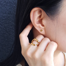 [1pcs] オール ステンレス メルトフォームリング サージカルステンレス 金属アレルギー対応 3枚目の画像