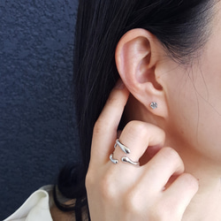 [1pcs] オール ステンレス メルトフォームリング サージカルステンレス 金属アレルギー対応 4枚目の画像