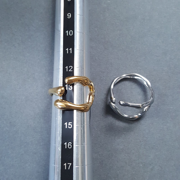 [1pcs] オール ステンレス メルトフォームリング サージカルステンレス 金属アレルギー対応 9枚目の画像