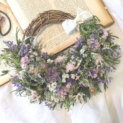 特集掲載】Lavender and eucalyptusラベンダーとユーカリのスワッグ