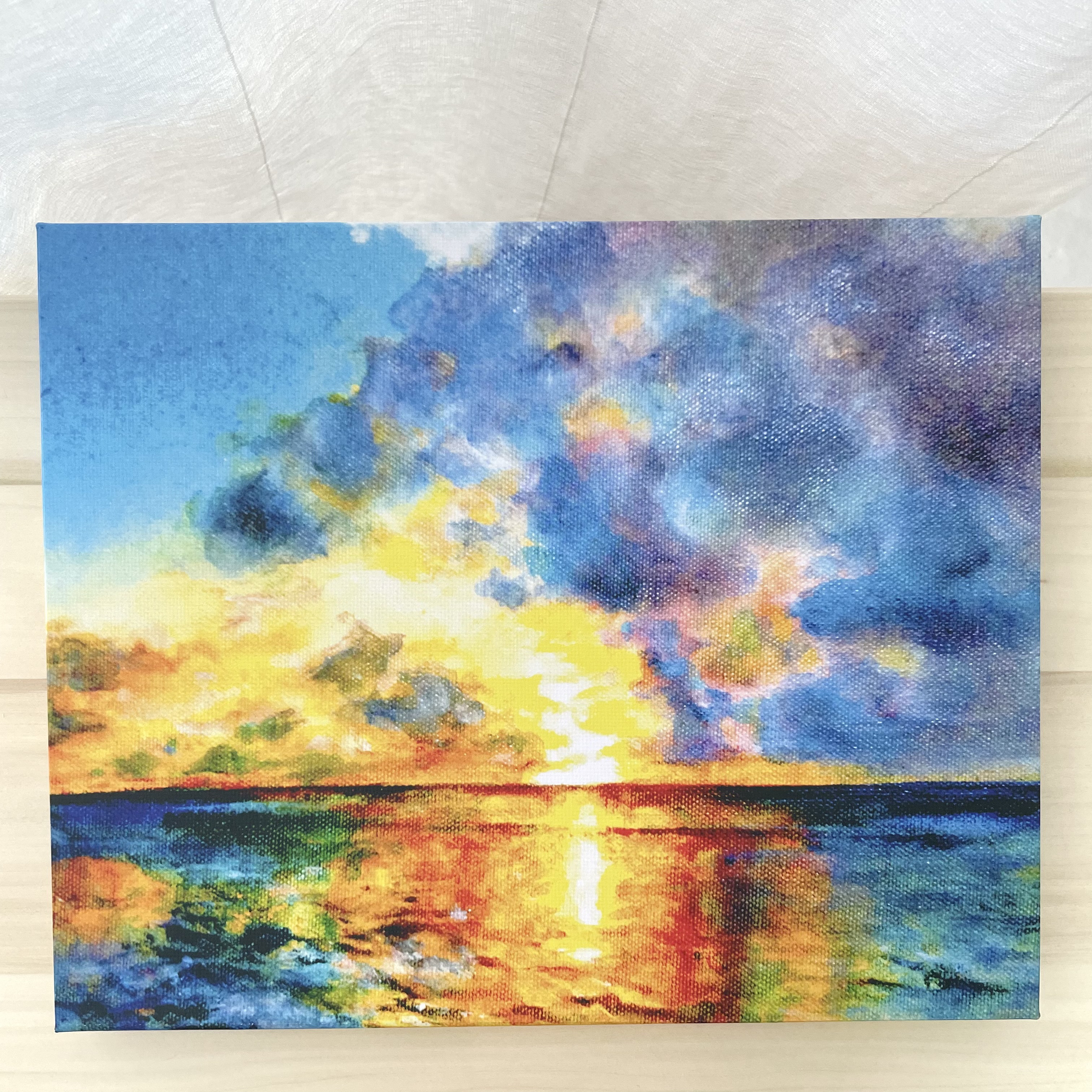 夕焼け F3キャンバス (複製画)