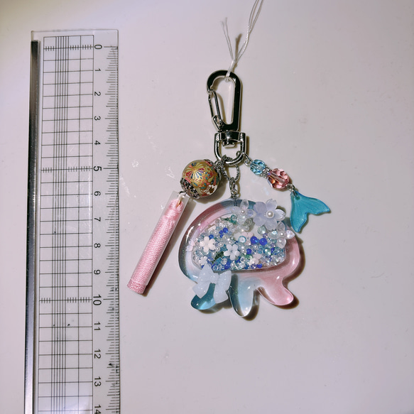 春クラゲのシェイカーキーホルダー 5枚目の画像