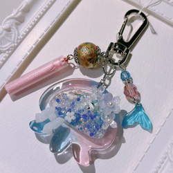 春クラゲのシェイカーキーホルダー 3枚目の画像