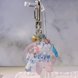 春クラゲのシェイカーキーホルダー 1枚目の画像