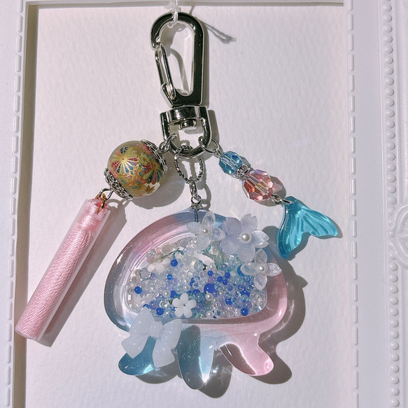 春クラゲのシェイカーキーホルダー 4枚目の画像