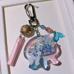 春クラゲのシェイカーキーホルダー 2枚目の画像