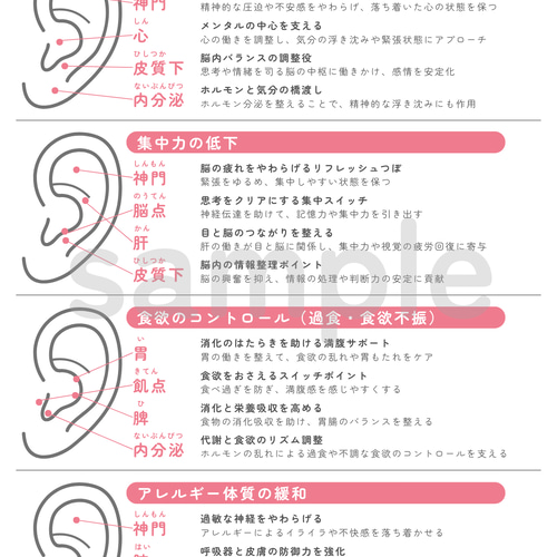 耳つぼジュエリー | 耳ツボ辞典vol.2 | 耳ツボマップ イヤリング