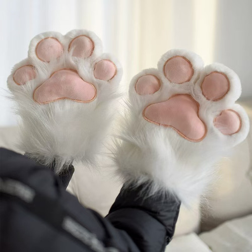 ケモノ 手袋　きぐるみ　fursuit 手袋 Qoo10] 着ぐるみ ケモノ 手袋 爪なし ライトグ
