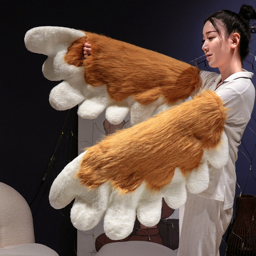 ケモノ着ぐるみリアルファースーツ コスプレコスチューム翼