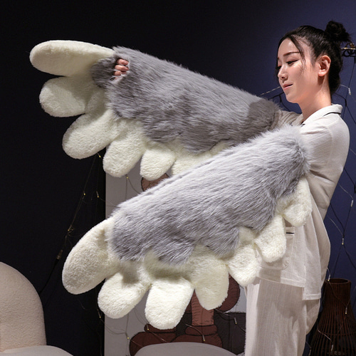ケモノ着ぐるみリアルファースーツ コスプレコスチューム翼
