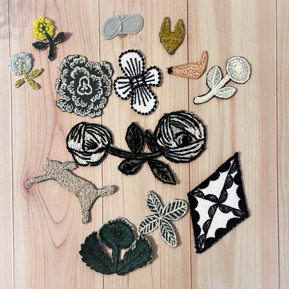 ミナペルホネン ワッペンモチーフアップリケ 13点セット ワッペン