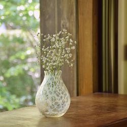 水のしずくの一輪挿し 瑠璃色 ガラス 長崎 瑠璃庵 一輪挿し・花瓶