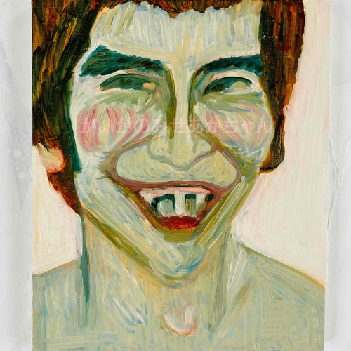 38×46㎝「ビリビリうんちだった」F8・原画・油彩 38×46㎝「ビリビリうんちだった」F8・原画・油彩 N 絵画 かいがのみせ