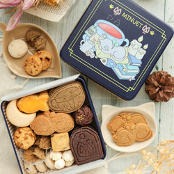 ごめん寝猫ちゃんのクッキー缶 クッキー 菓子工房MINUET 通販 19320529