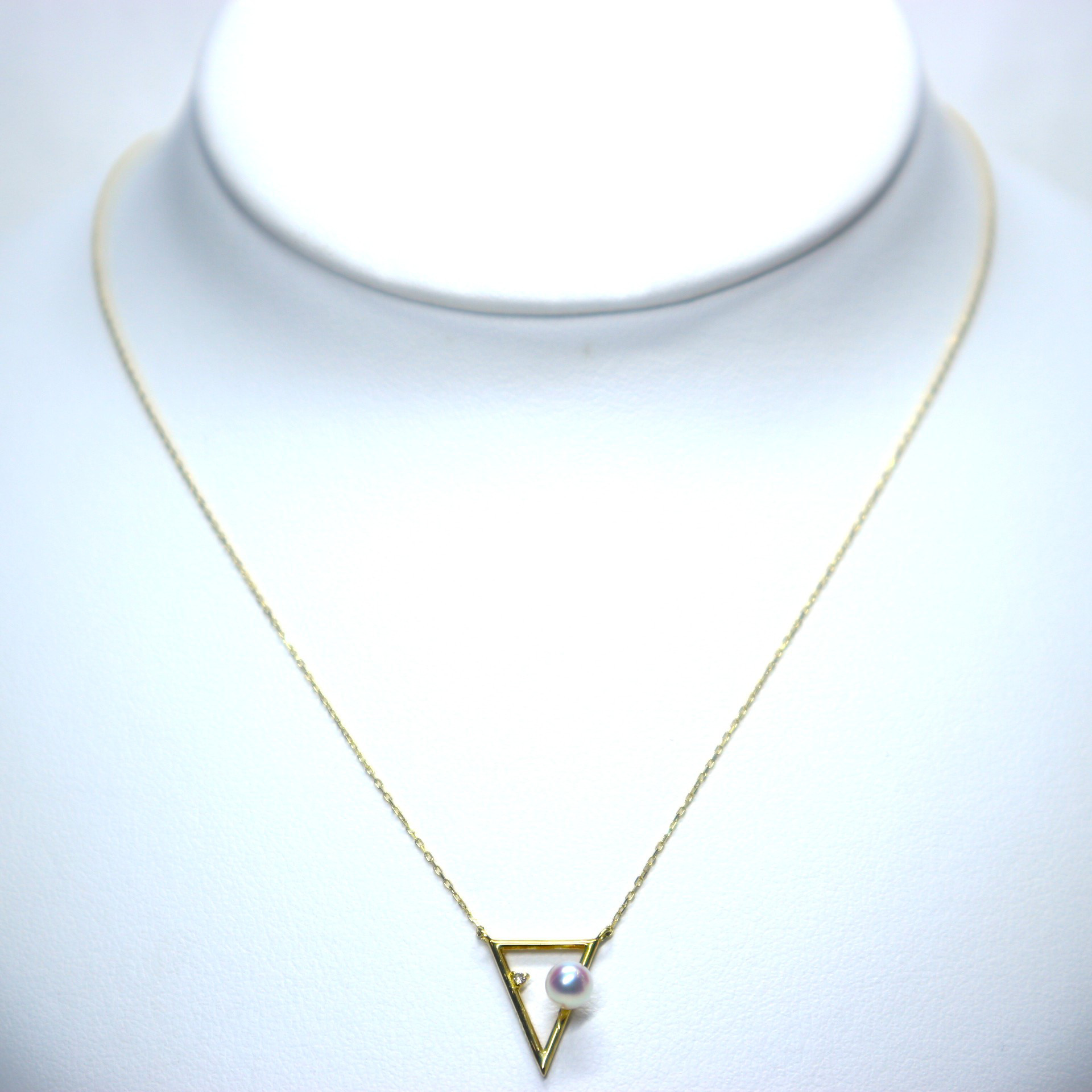 K18アコヤ真珠ペンダント㉟（4.0mm珠)