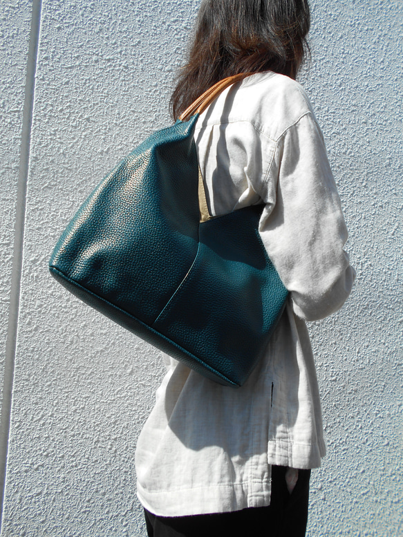 送料無料】お出掛け 本革チューリップバッグ トートバッグ 京華 通販