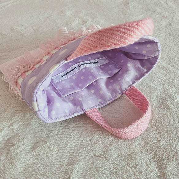 幼兒園和學校入學用品的微型課程包粉紅色x紫色 第5張的照片
