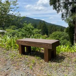 どっしり100cmフラワーガーデンベンチ｜防腐処理済・屋外OK ソファ