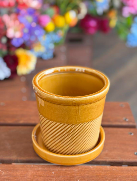 植木鉢 おしゃれ 陶器鉢 多肉植物 観葉植物に 一輪挿し・花瓶・花器